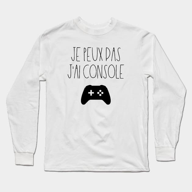 Je peux pas j'ai console Long Sleeve T-Shirt by LemonBox